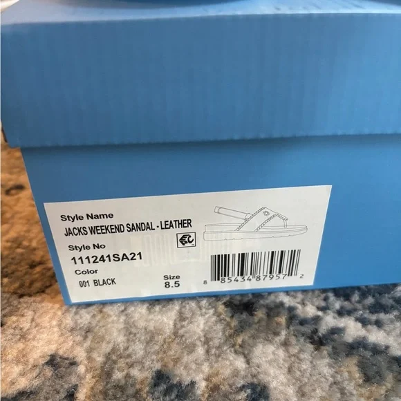 Jack Rogers Women's Black Sandals - Picture 3 of 11